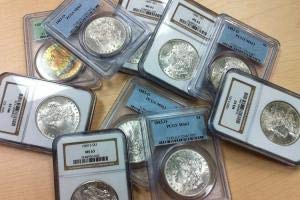 90% Silver Morgan Dollar MS63 Graded Coin D651