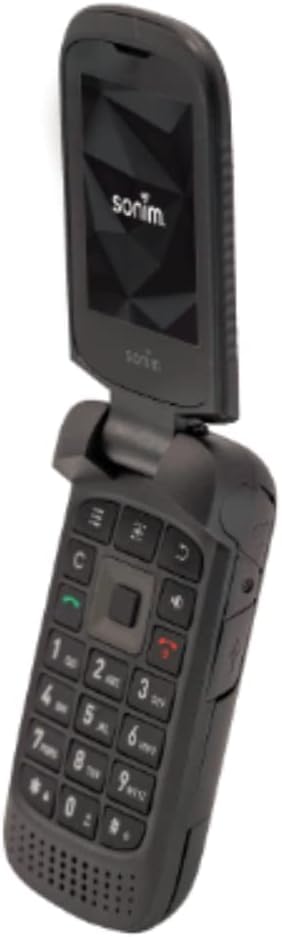 4G LTE 8GB Ultra Rugged Flip Phone Black O841