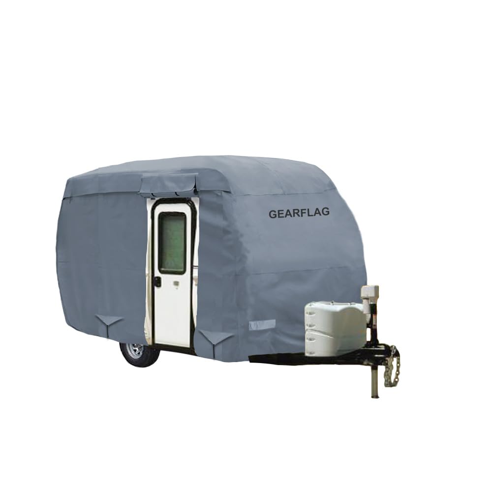 Fiberglass Travel Trailer Camper Cover Fits 8-10ft W133942