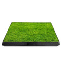 Indoor Dog Potty Training Pad with Removable Waste Tray, Artificial Turf, 25"×20" I330