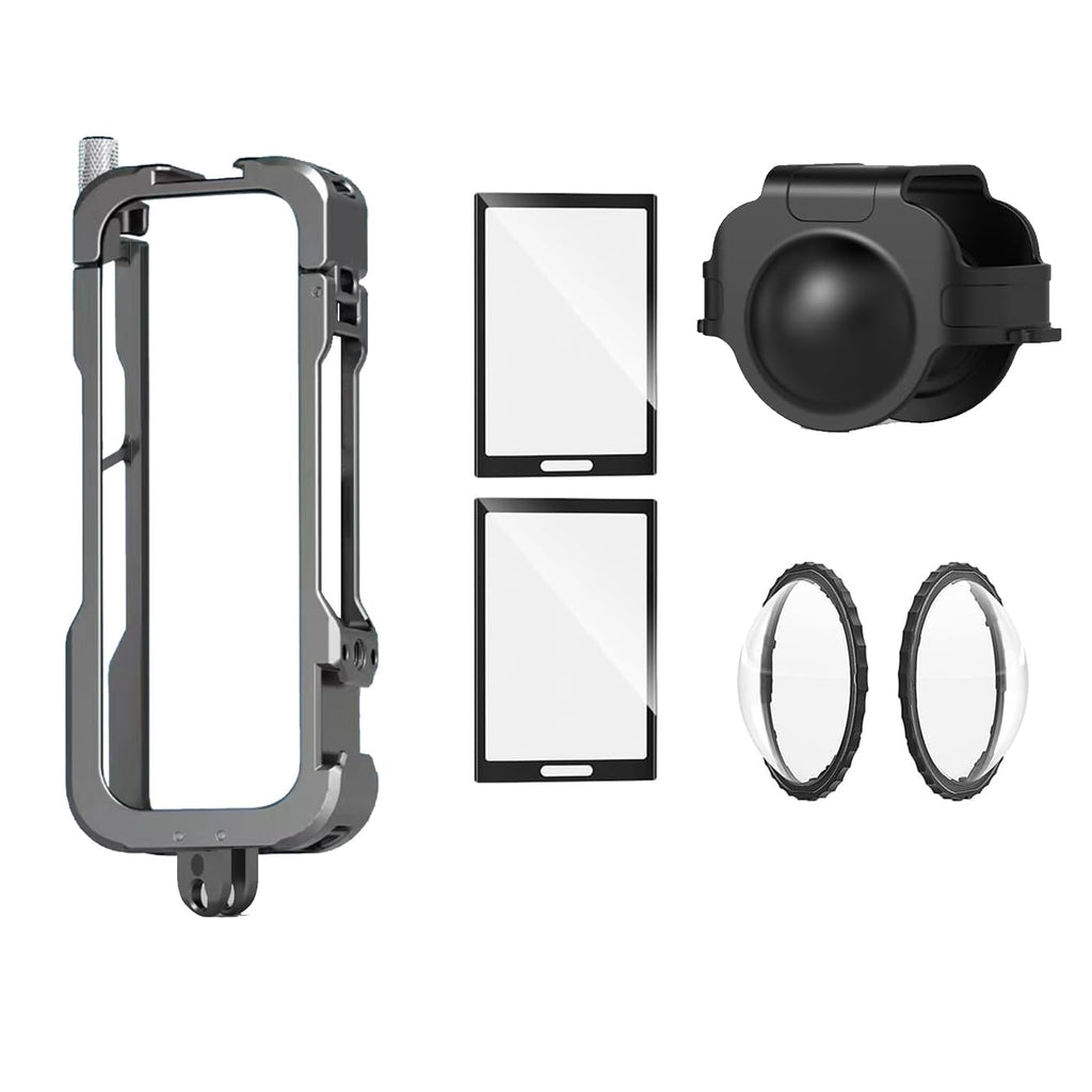 Aluminum Frame Cage Case Lens Guards Screen Protector Camera Accessories Kit I96666