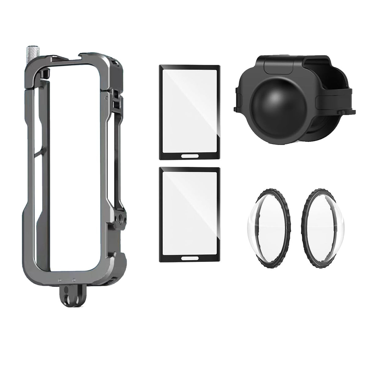 Aluminum Frame Cage Case Lens Guards Screen Protector Camera Accessories Kit I96666