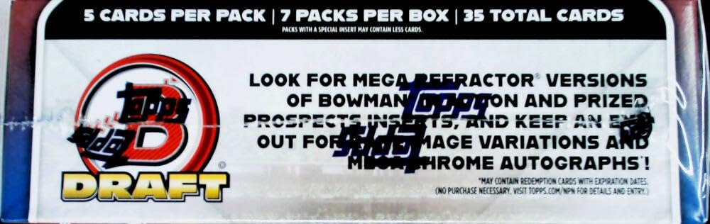 2025 Bowman Draft Baseball Mega Box 35 Cards R309