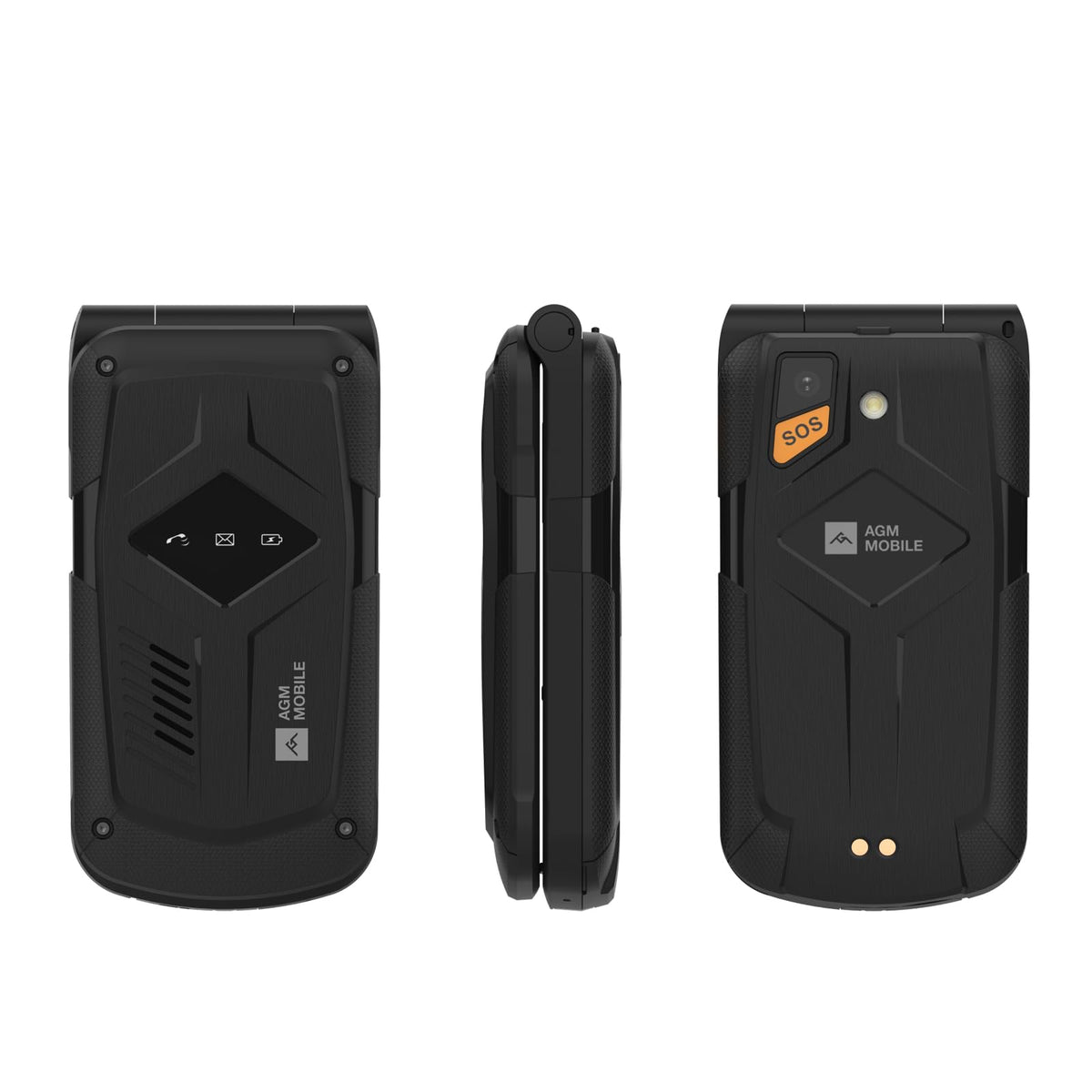 4G LTE Dual SIM IP69K Waterproof Rugged Flip Phone Y35722