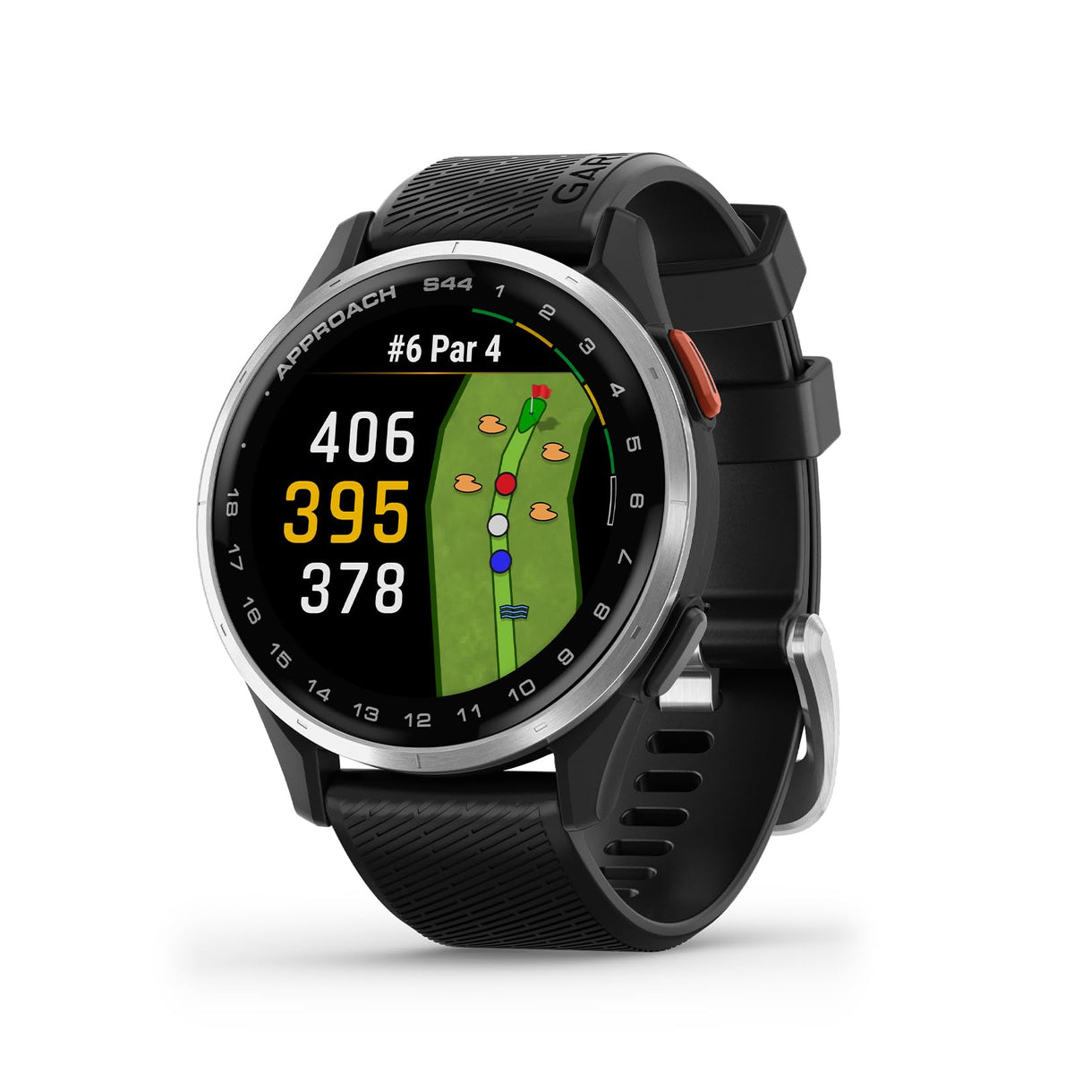 Golf GPS Smartwatch 43mm Black P9809