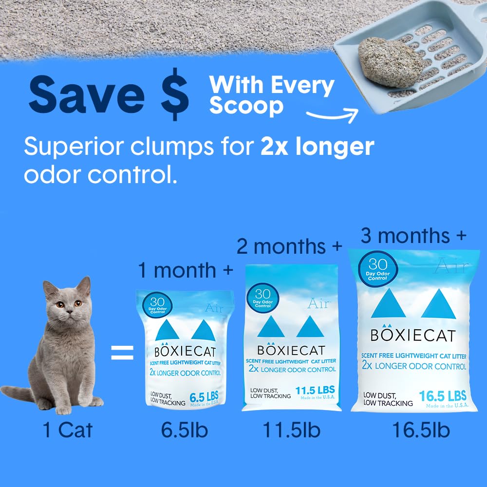 Unscented Natural Lightweight Cat Litter 11.5 lb G4528