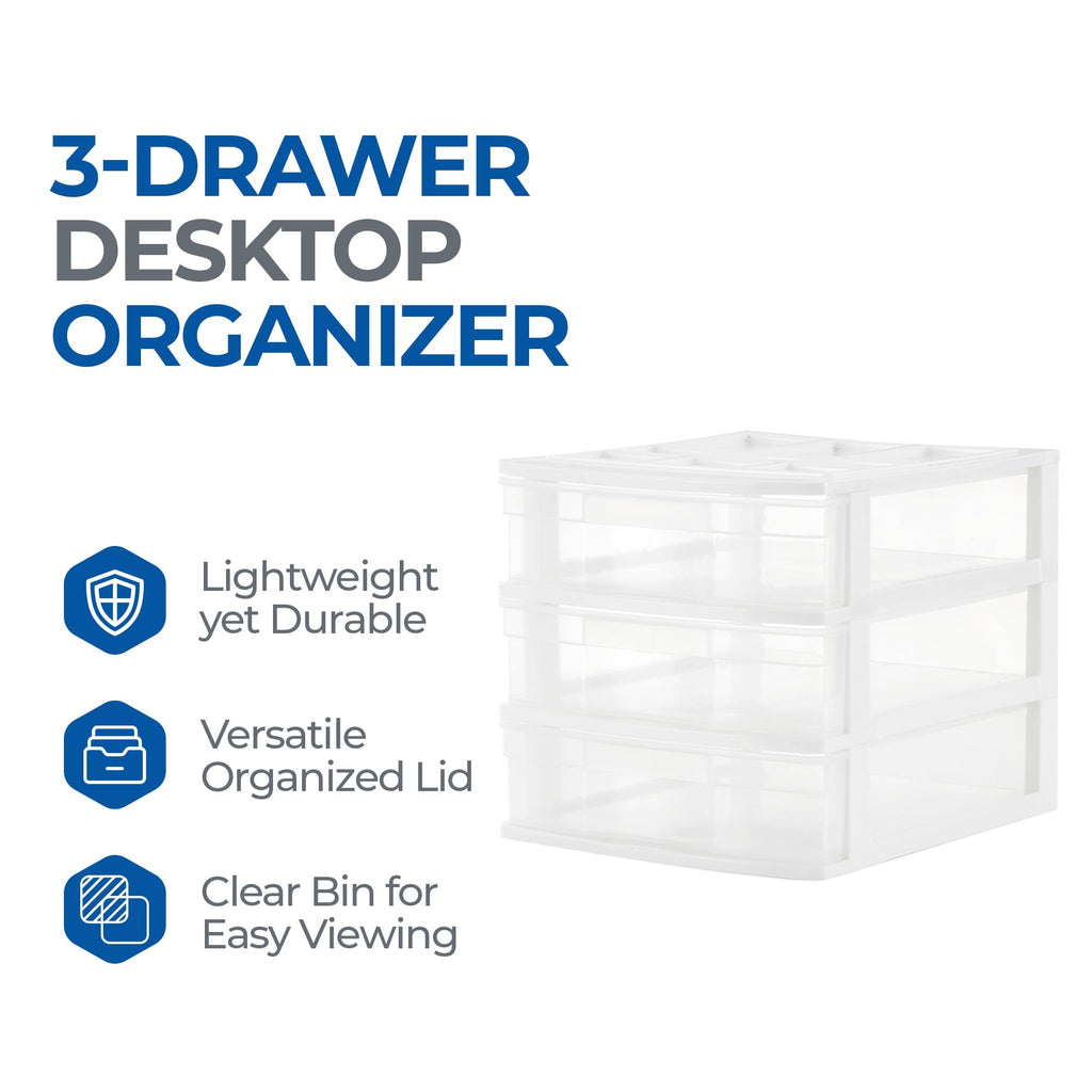 3-Drawer Desktop & Countertop Organizer Z3748