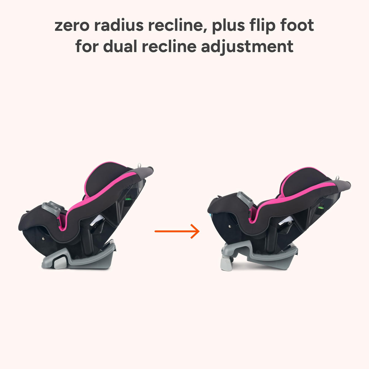 Pink Convertible Car Seat N365