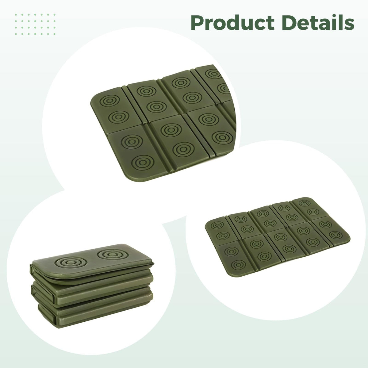 2 Pcs Waterproof Folding Foam Camping Mats V88930
