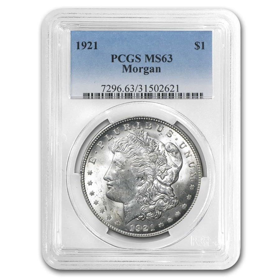 90% Silver Morgan Dollar MS63 Graded Coin D651