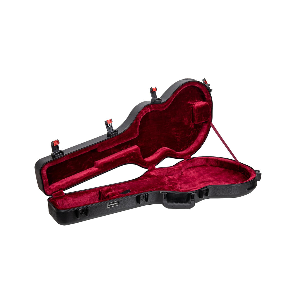 Black Semi-Hollow Electric Guitar Flight Case with Lock X361161