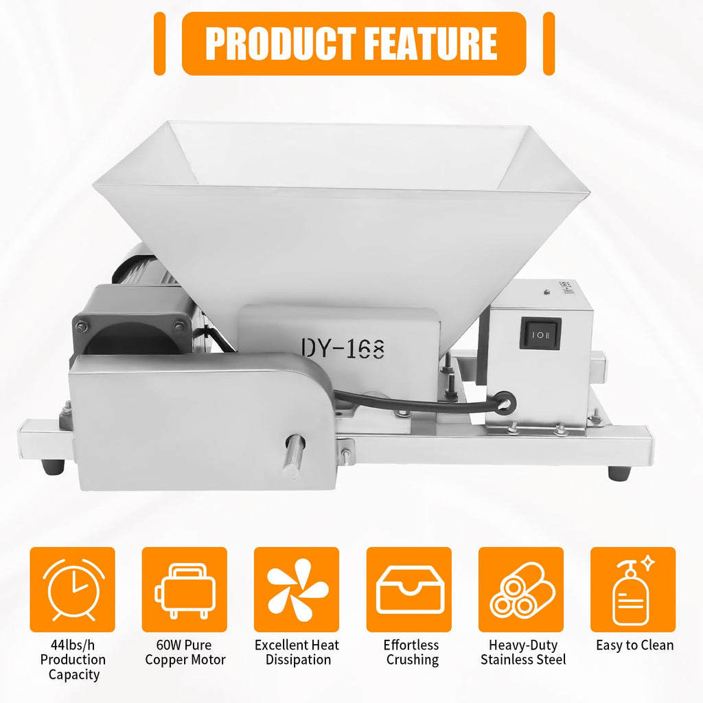 4L Stainless Steel Electric Fruit Crusher H343