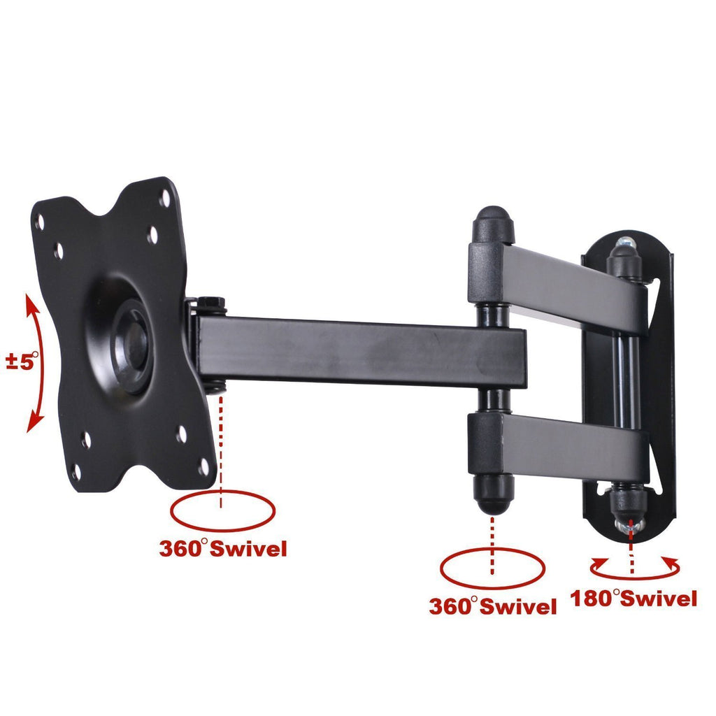 Full Motion Swivel Tilt TV Wall Mount Bracket N569