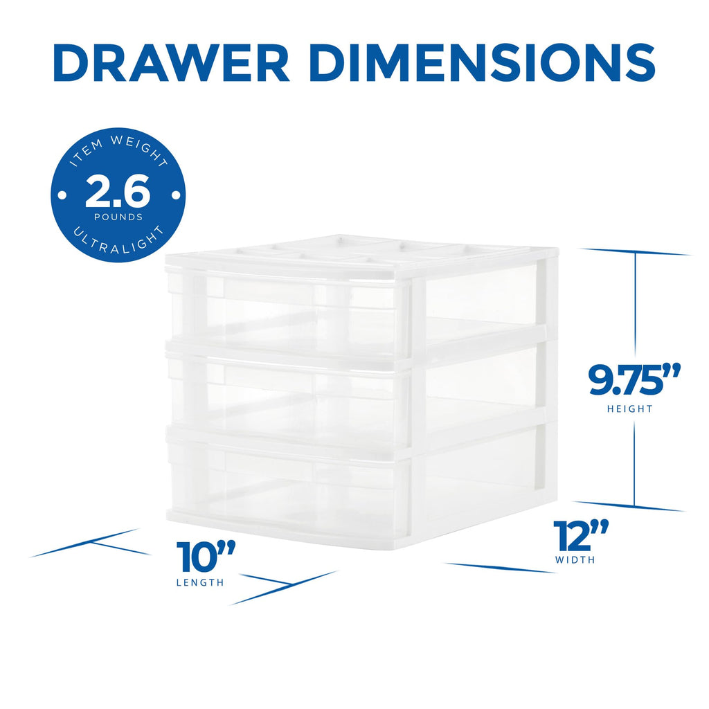 3-Drawer Desktop & Countertop Organizer Z3748