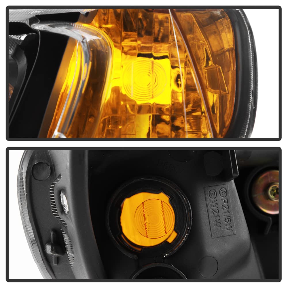 Black Factory Style Headlights Headlamps Left+Right H7194