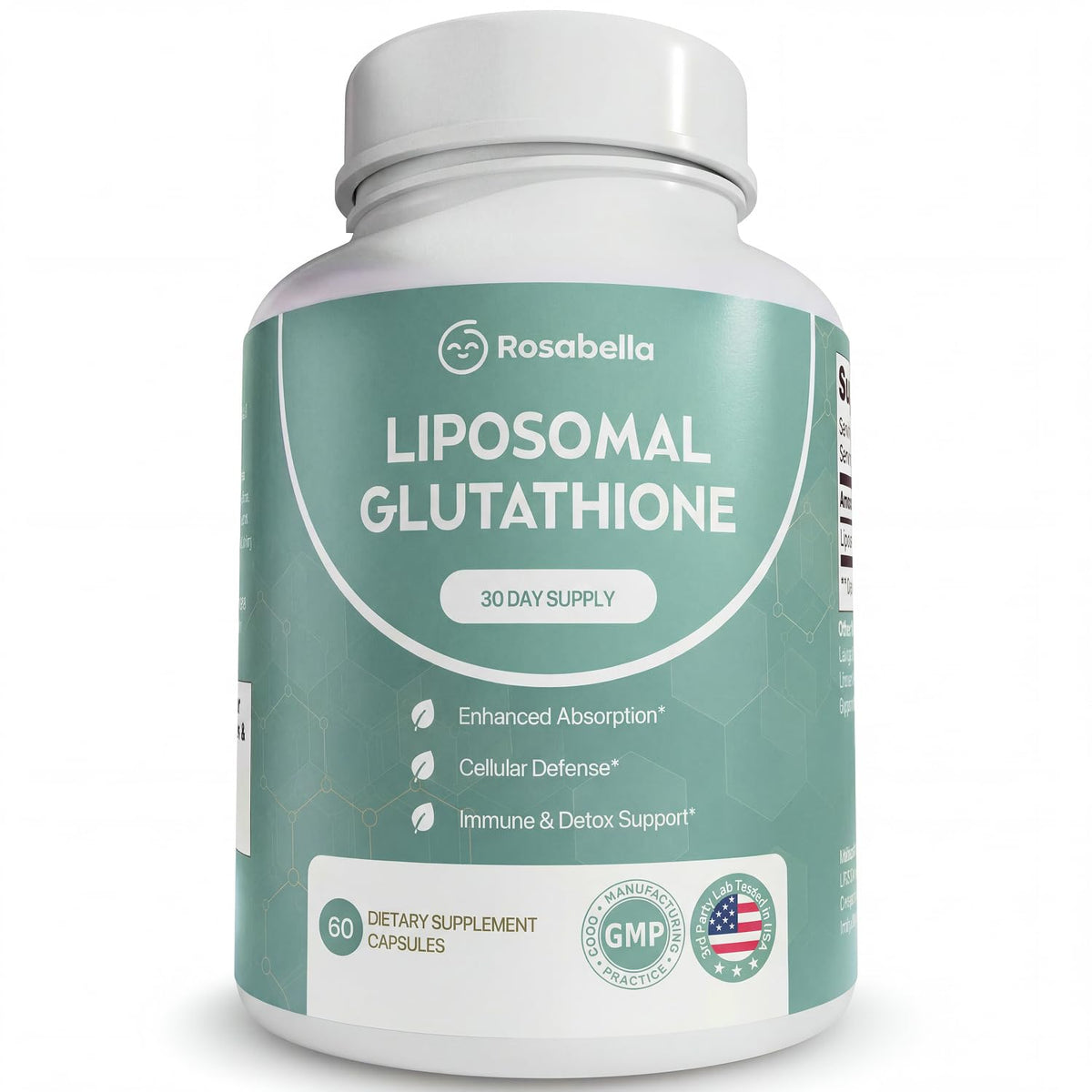 500mg Glutathione Supplement 60 Capsules H127