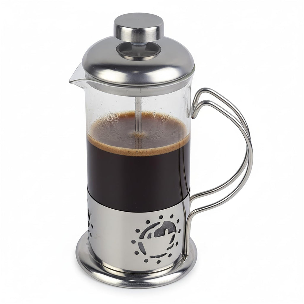 12 oz Glass Stainless French Press Coffee Maker X822673