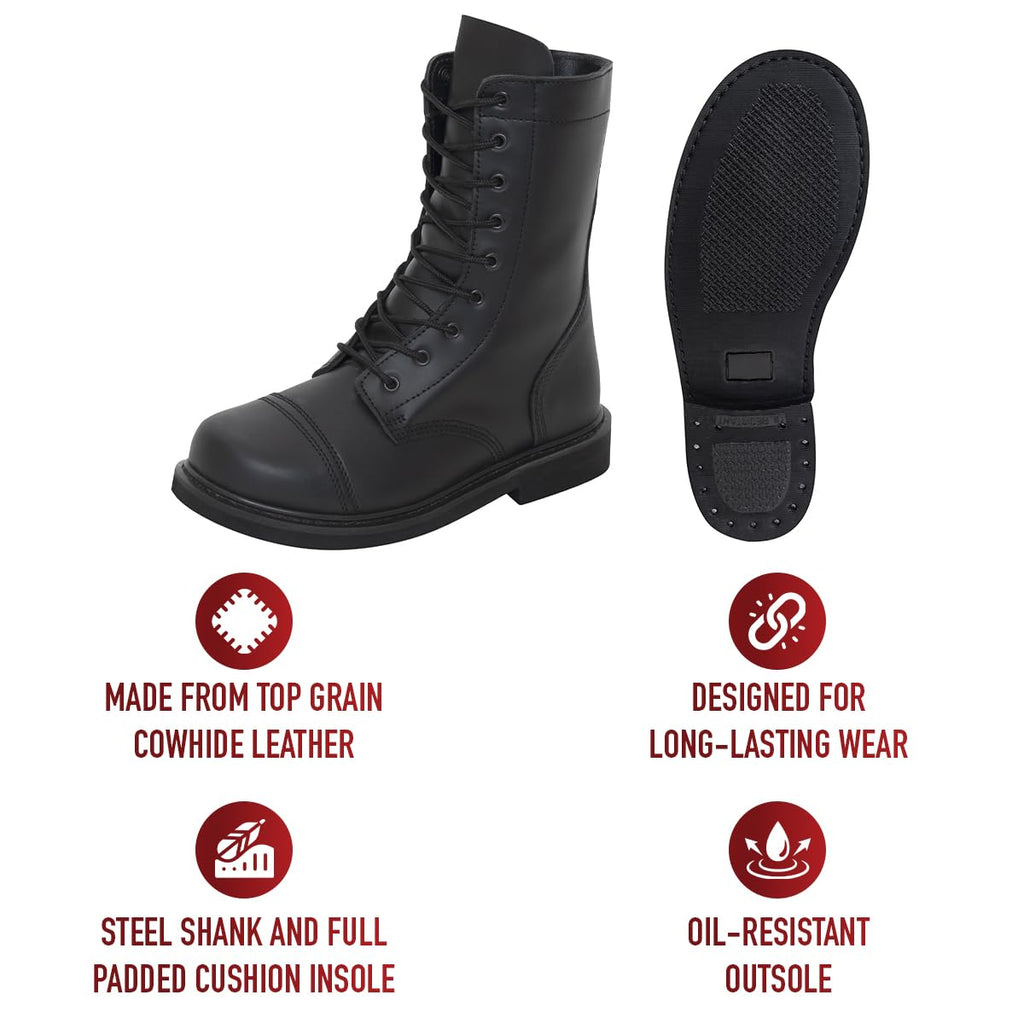 9 Inch Paratrooper Boots R709