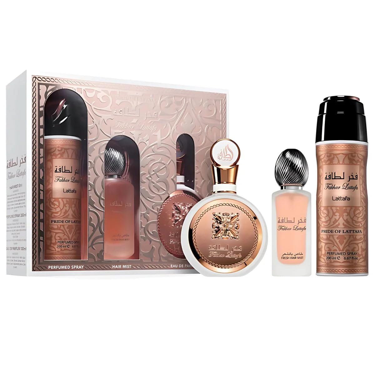 3 Piece Eau de Parfum Hair Mist Deodorant Spray Set Q486370