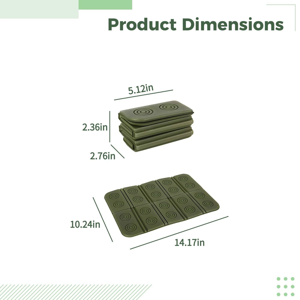 2 Pcs Waterproof Folding Foam Camping Mats V88930