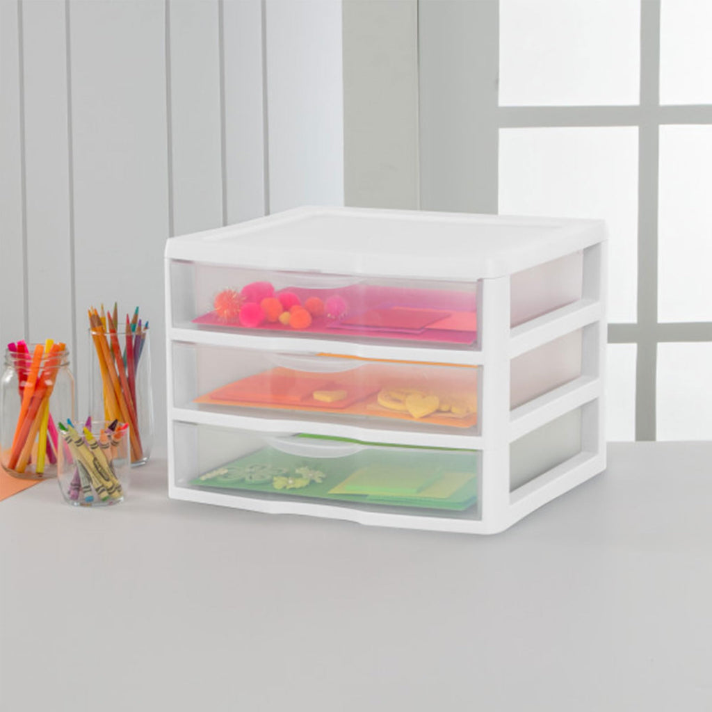 Wide 3-Drawer Storage Unit 3-Pack B5202