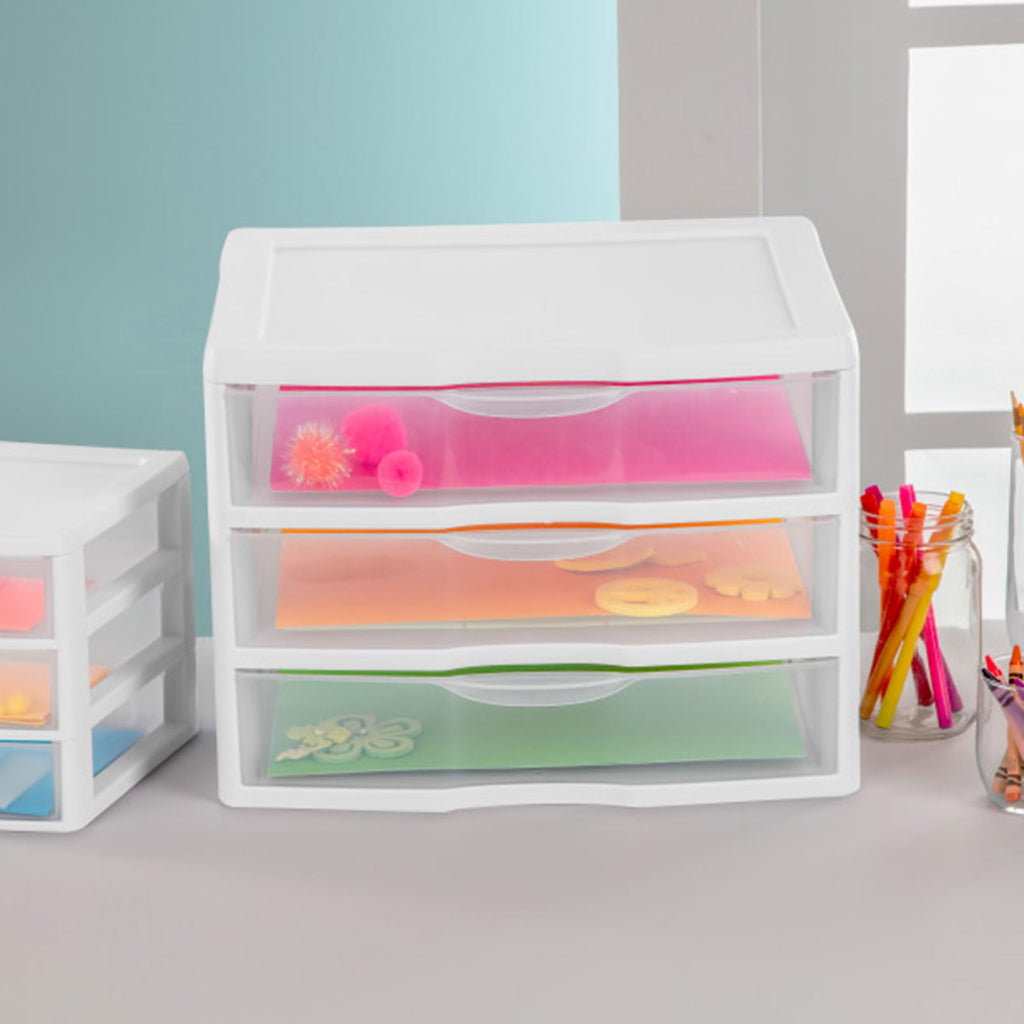 Wide 3-Drawer Storage Unit 3-Pack B5202