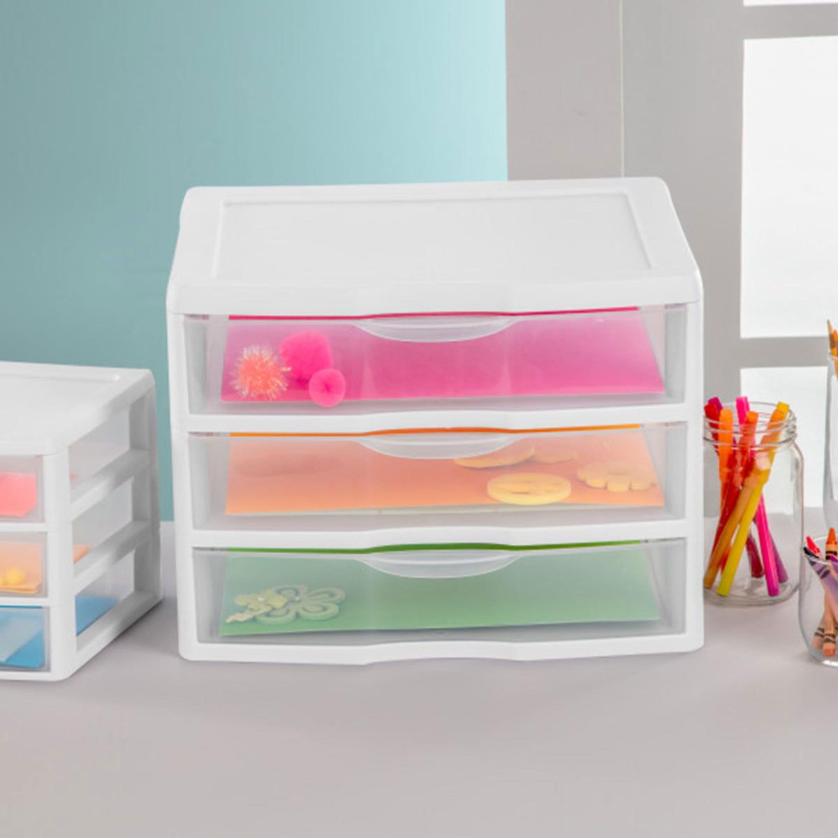 Wide 3-Drawer Storage Unit 3-Pack B5202