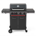 4 Burner Propane Gas Grill with Infrared Side Burner U11546
