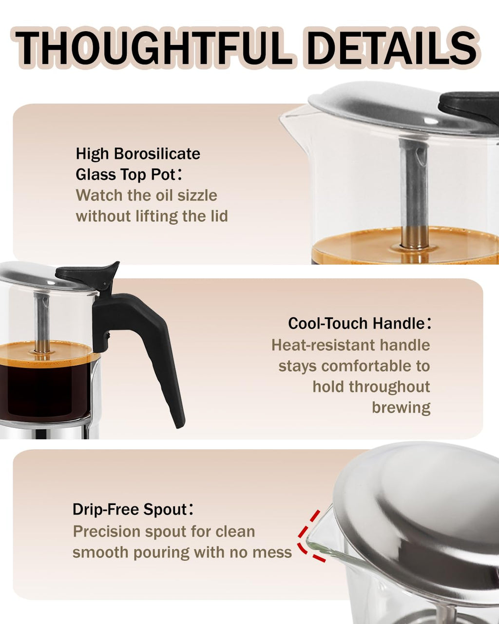 9 Cup 15 oz Stovetop Espresso Moka Pot O34002