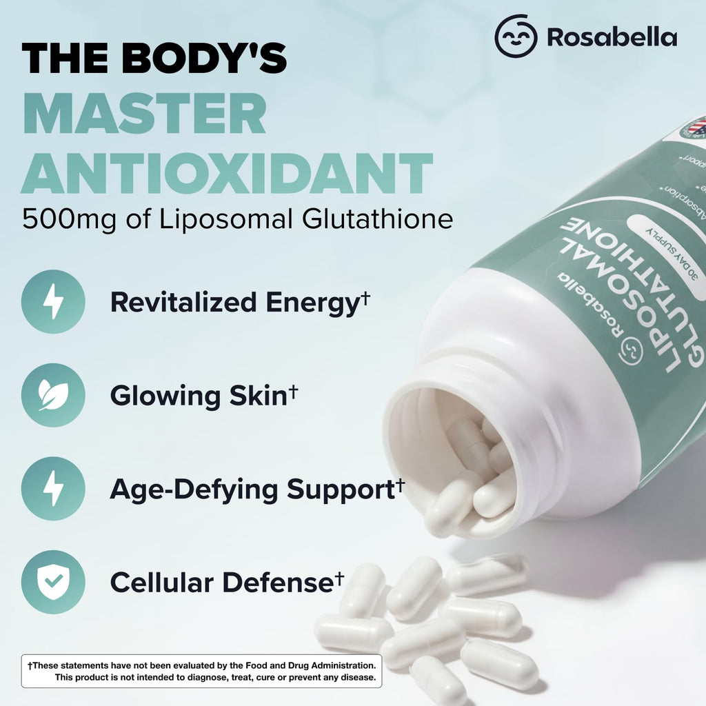 500mg Glutathione Supplement 60 Capsules H127