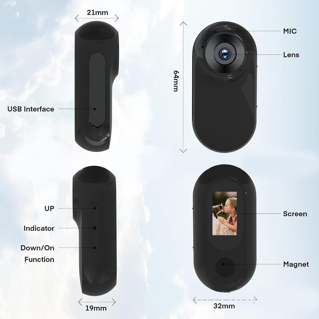 Cat Collar Camera with 0.96 Inch LCD Screen O719959