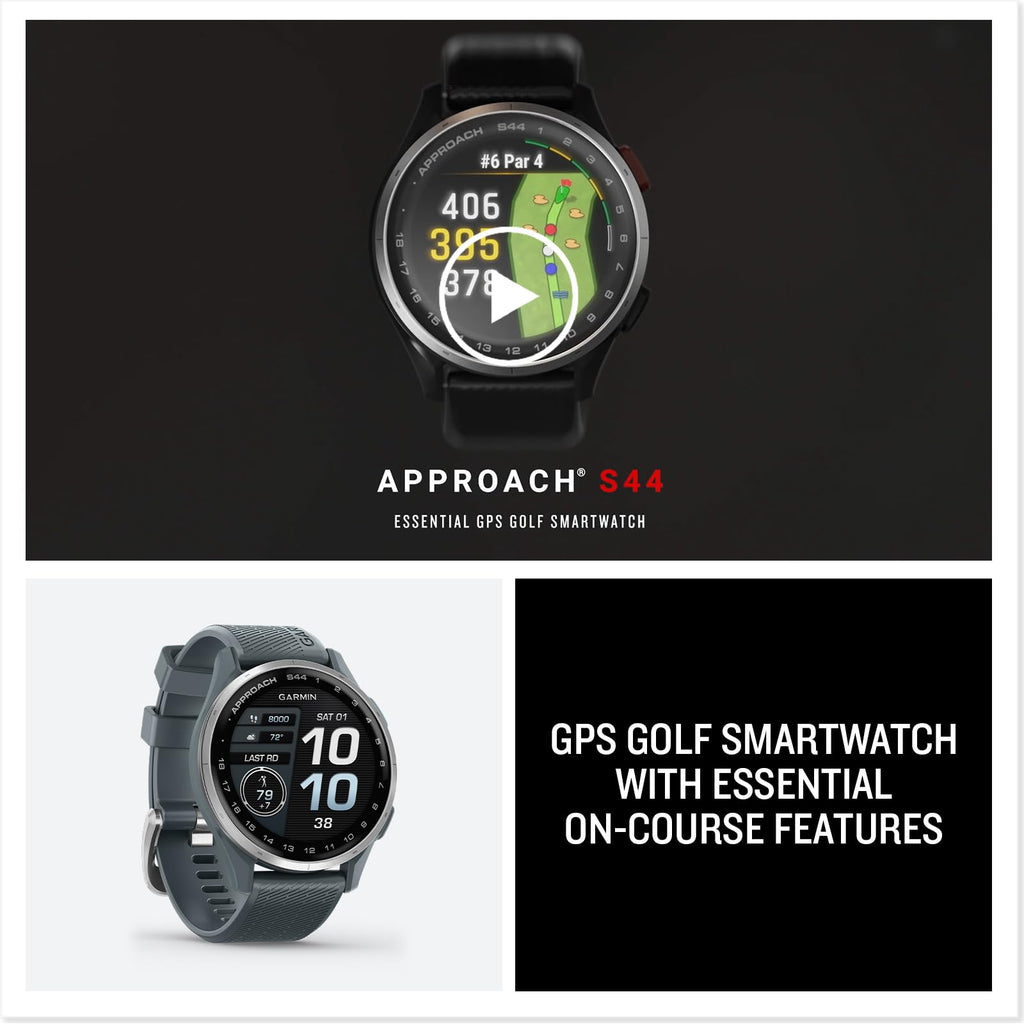 Golf GPS Smartwatch 43mm Black P9809