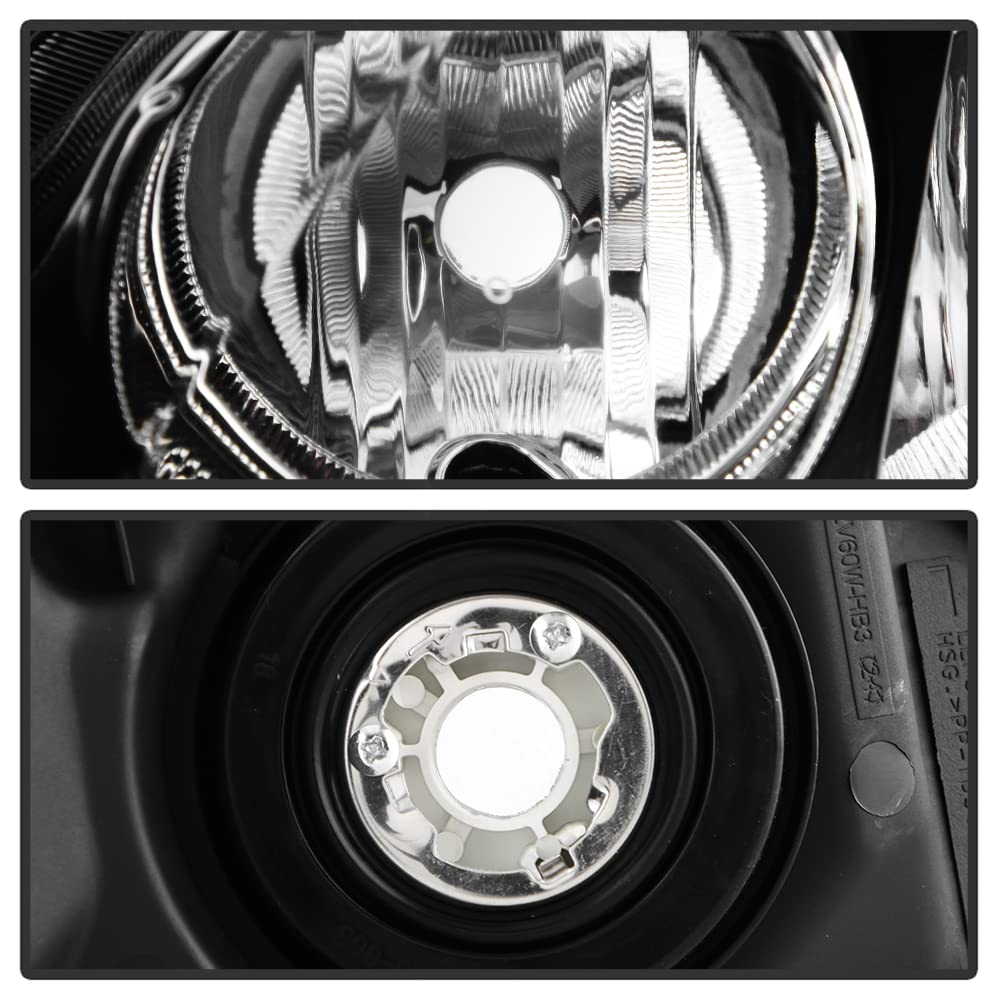Black Factory Style Headlights Headlamps Left+Right H7194