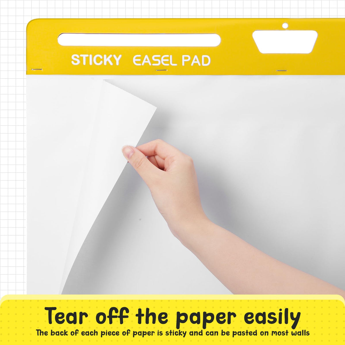 Thickened Sticky Easel Pad, 25 x 30 In, 20 Sheets/pad A86294
