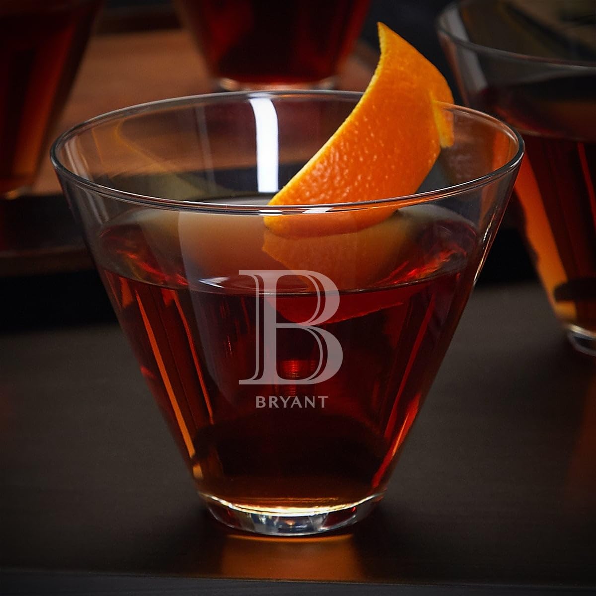 Stemless Martini Glasses Set of 4 Z7529