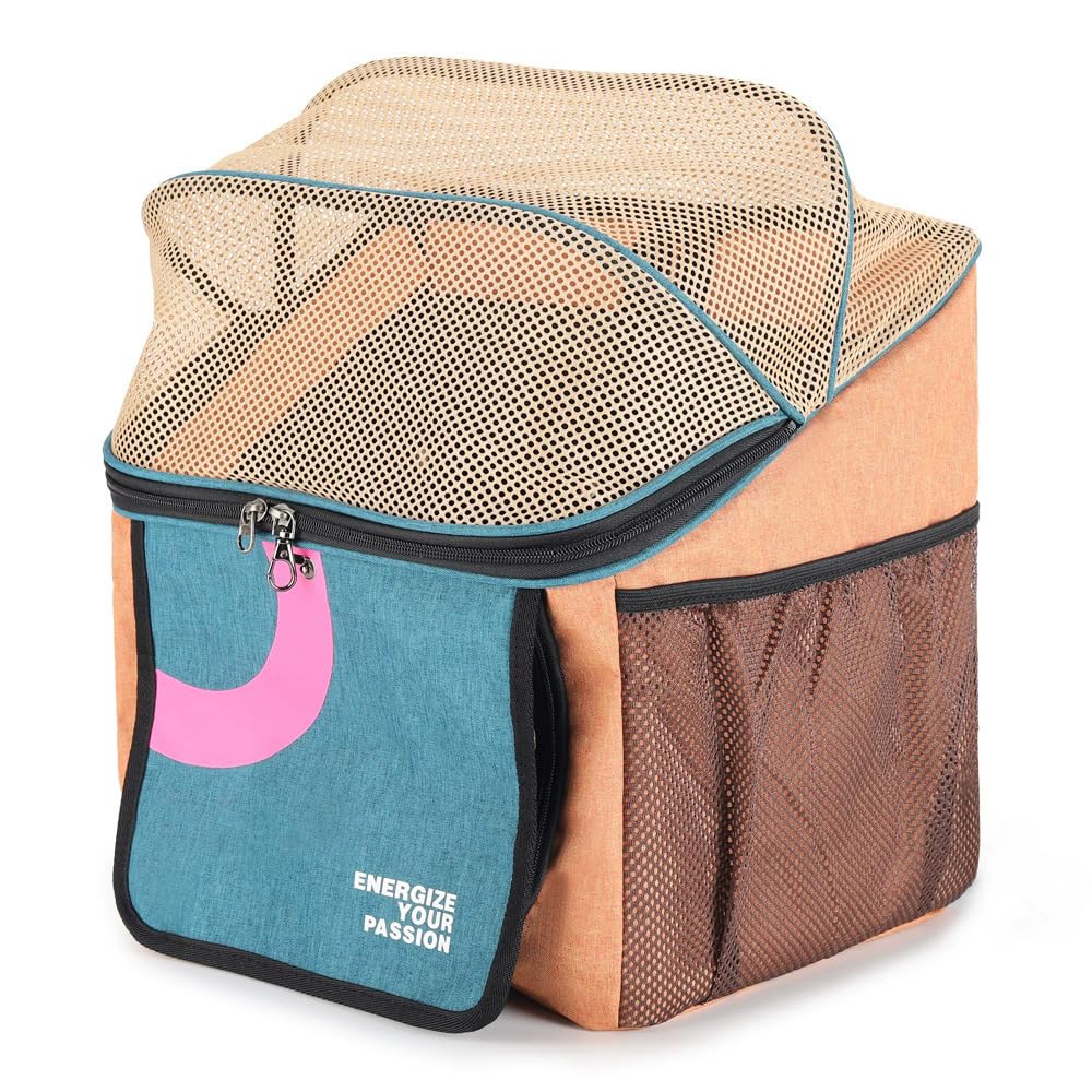 Expandable Soft-Sided Pet Bike Basket with Breathable Mesh Z93725