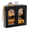 2 Tier Corner Bread Box with Acrylic Door G201596