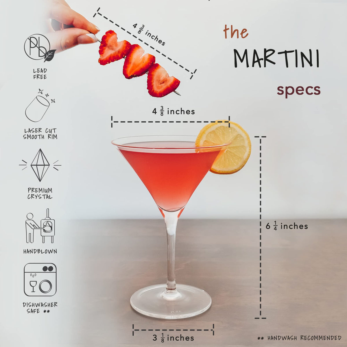 Martini Glasses Set of 4 Z59174