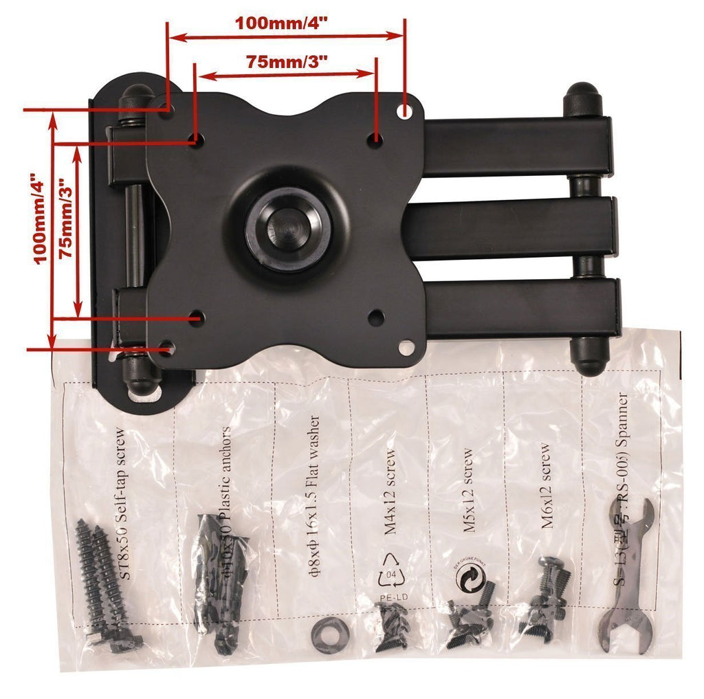 Full Motion Swivel Tilt TV Wall Mount Bracket N569