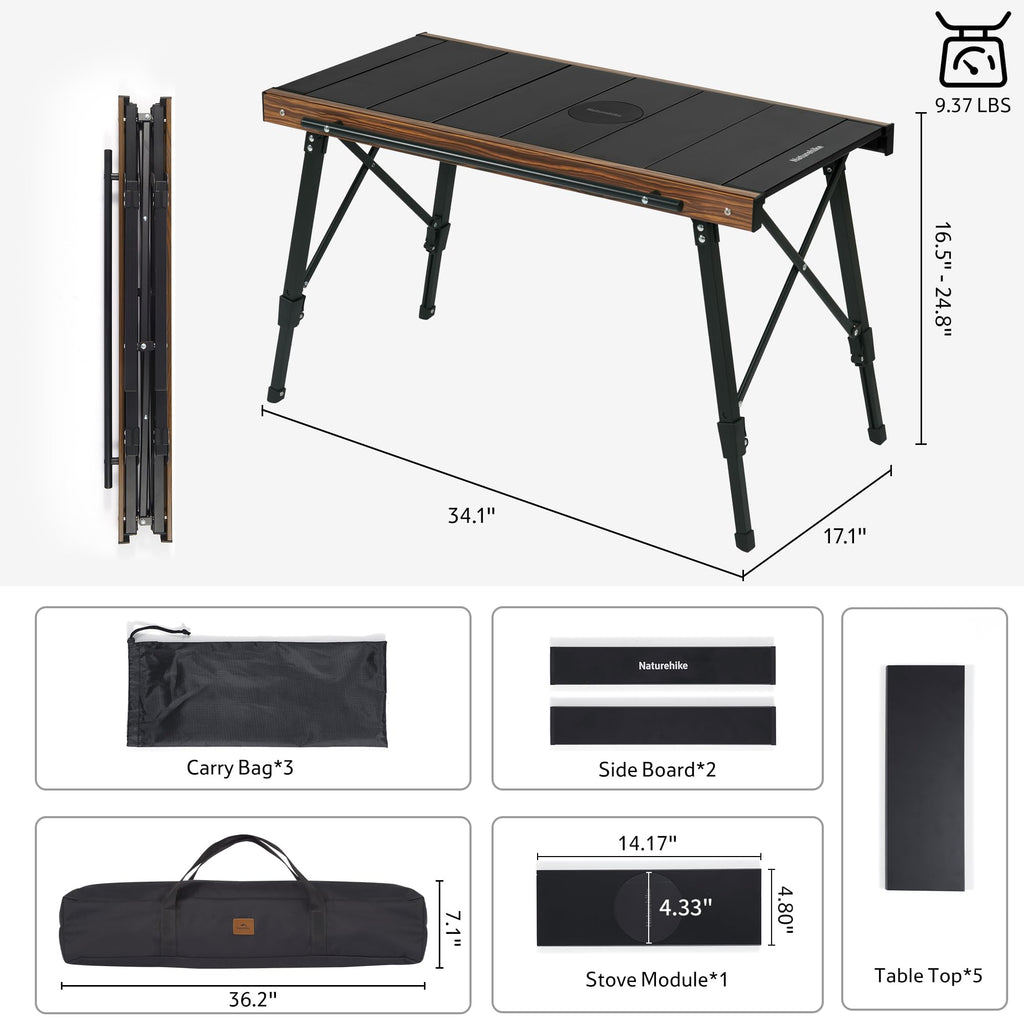 Camping Table Height Adjustable Y322568