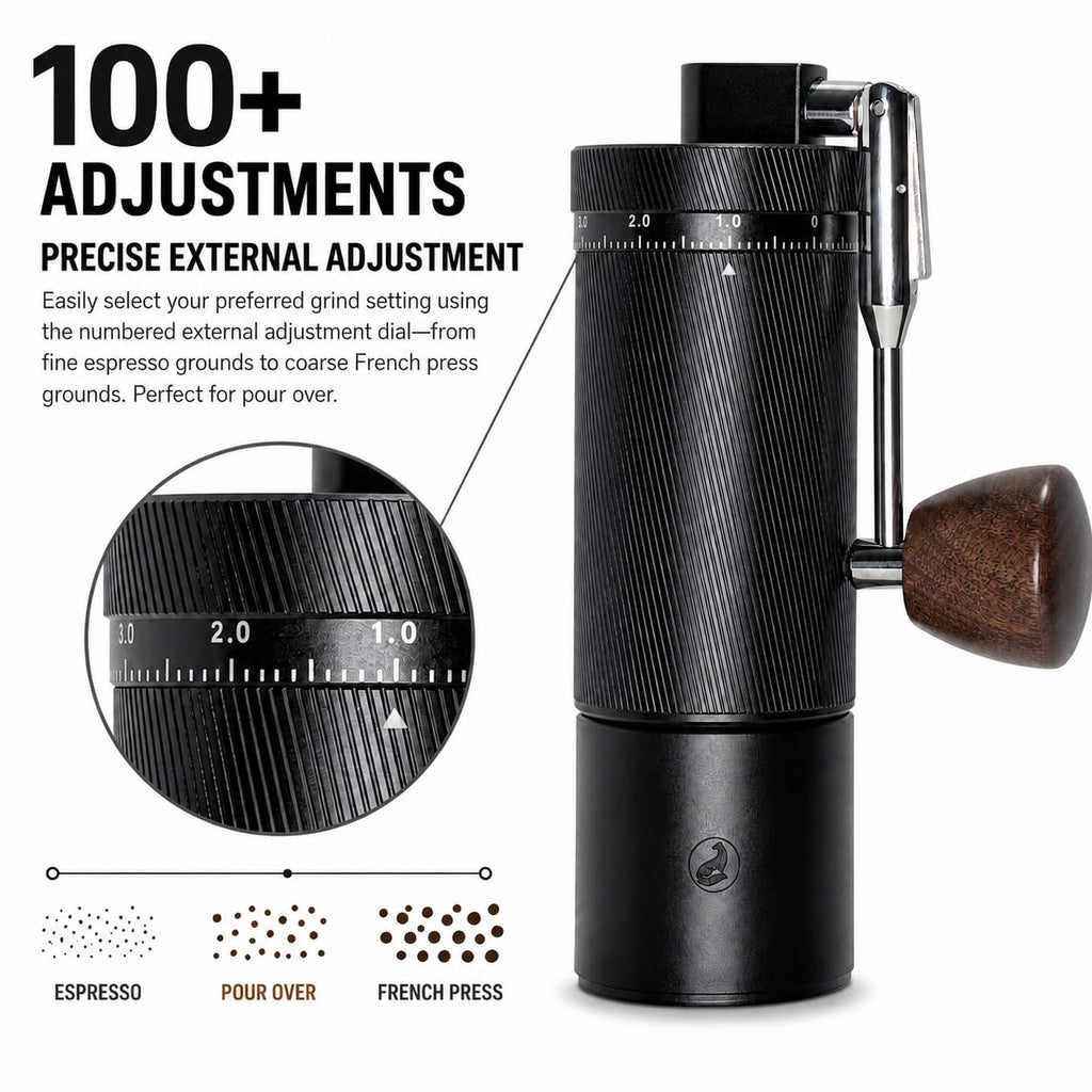 Manual Coffee Grinder Stainless Steel Burr E9760