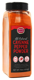 Cayenne Pepper Powder 16oz Jar 50,000 SHU Gluten Free U700496