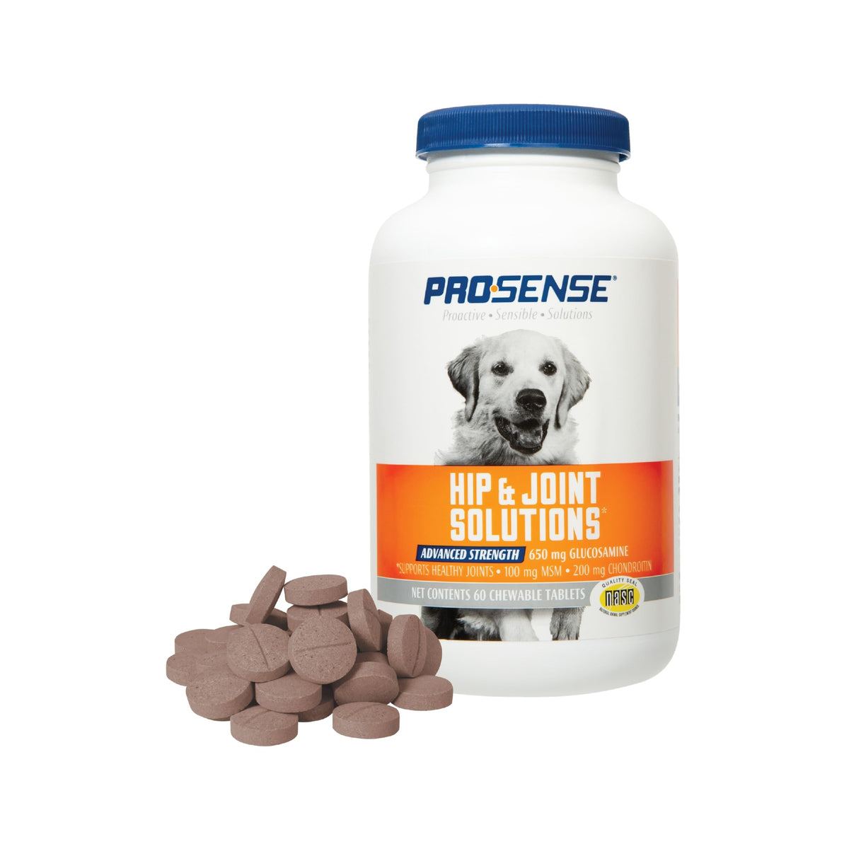 Hip & Joint Solution Tablets For Dogs, 60 Count S128