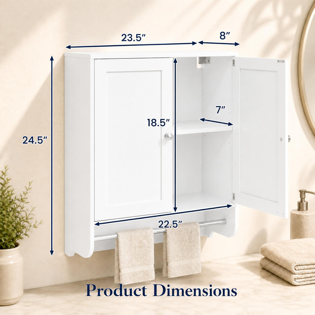 Wall Mounted Bathroom Cabinet V296