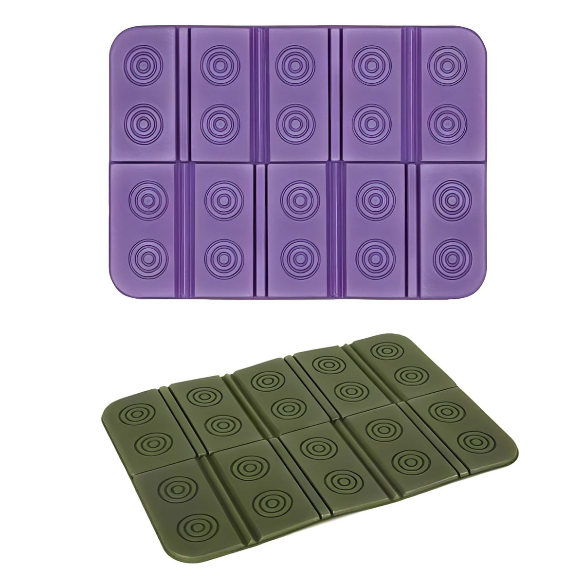 2 Pcs Waterproof Folding Foam Camping Mats V88930