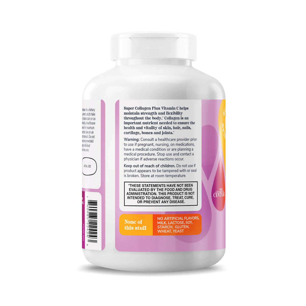 Collagen Vitamin C Tablets 6000mg 180 Count D110