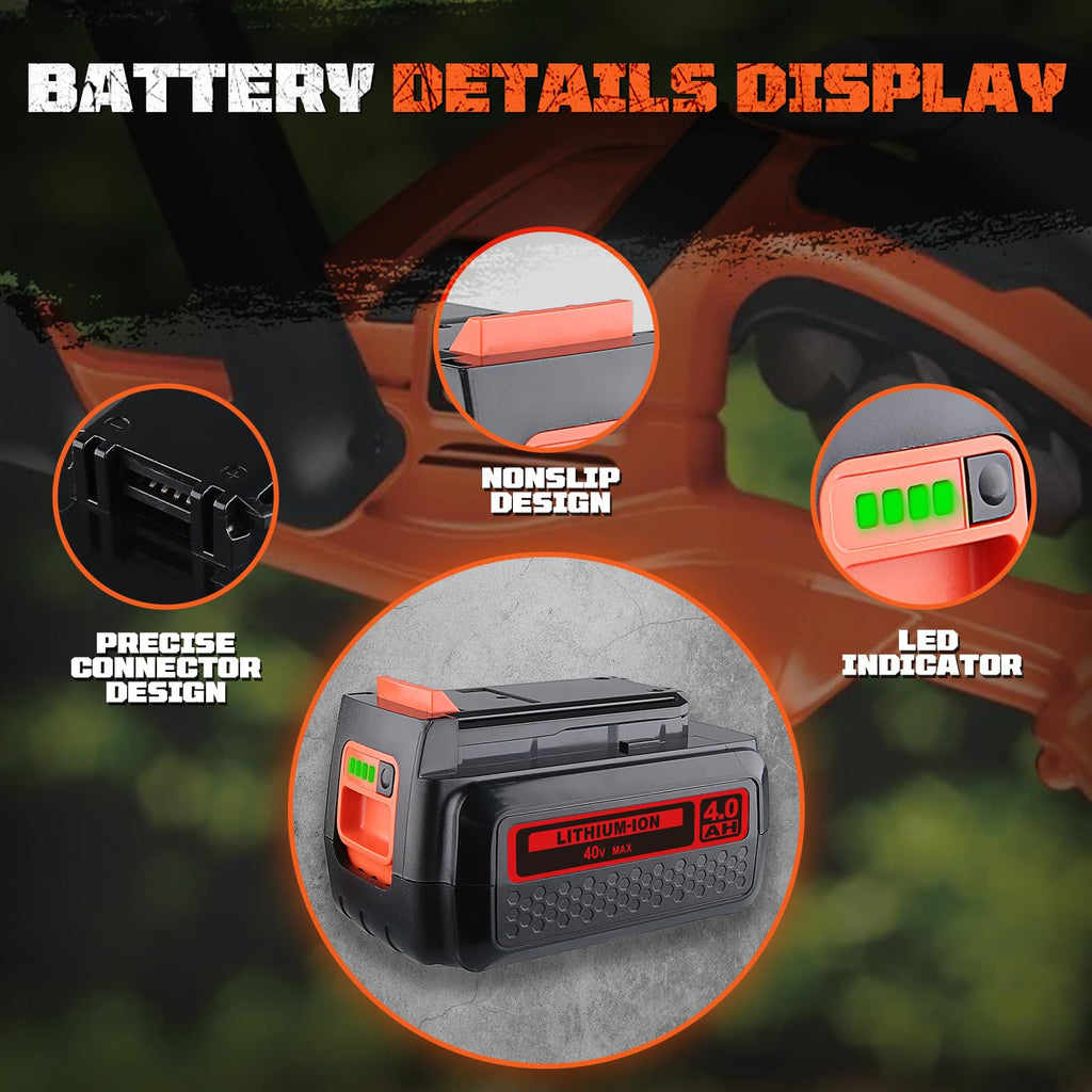 40V Lithium-Ion Battery Replacement C918661