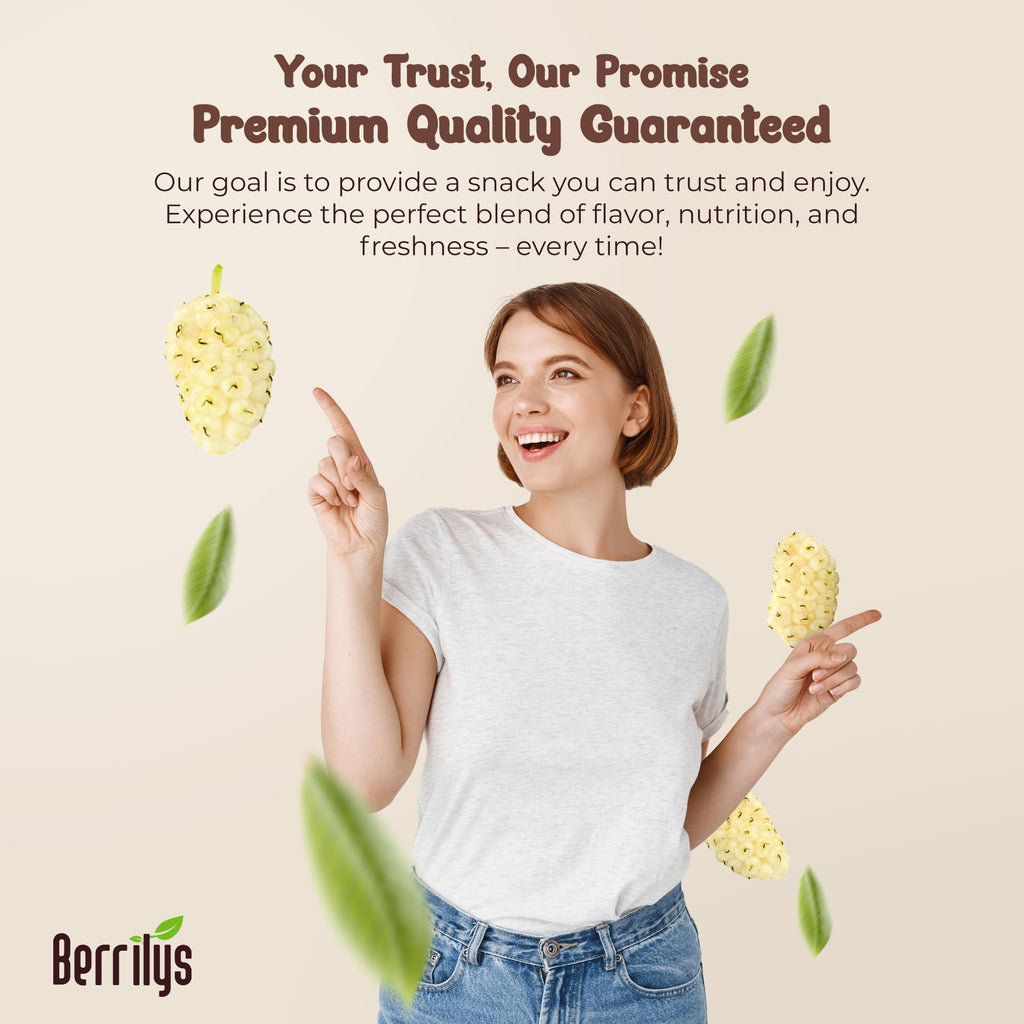 Organic Dried White Mulberries 2 Pack 10oz Y90152