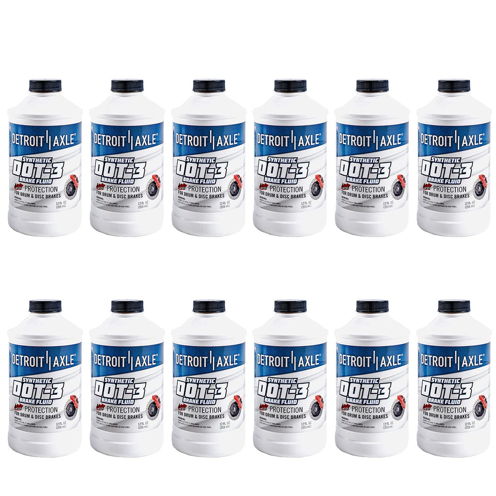 12oz Synthetic Dot-3 Brake Fluid X7838