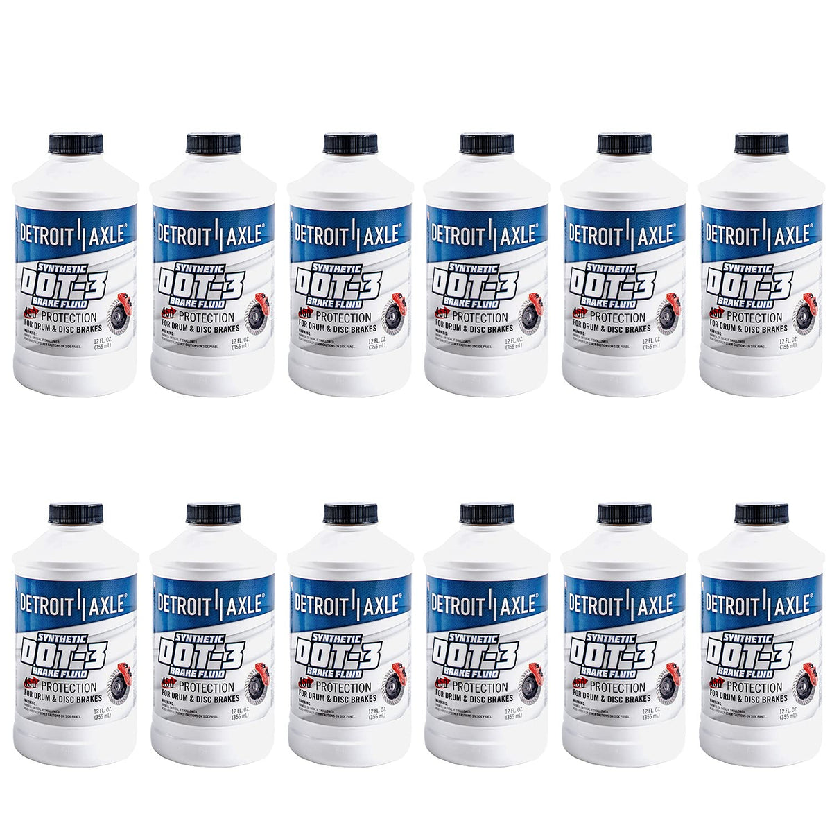 12oz Synthetic Dot-3 Brake Fluid X7838